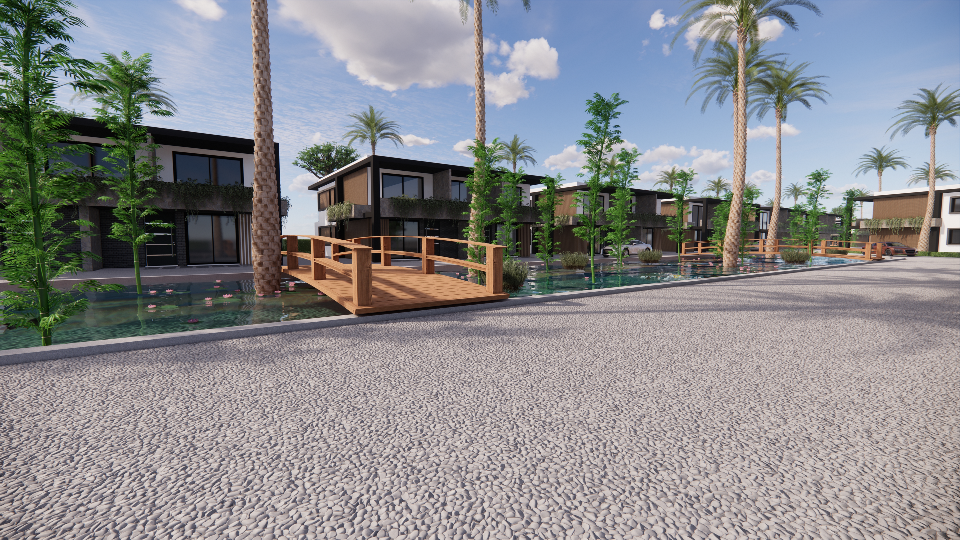 Chumphon · ingresso con specchio d'acqua e logo Green Paradise
